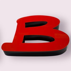 3D Letter B